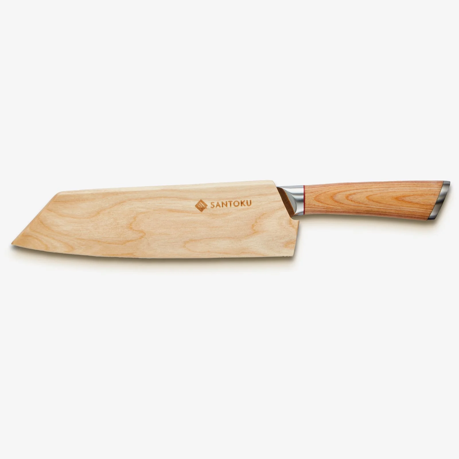 Haruta 8 Inch VG10 Japanese Damascus Steel Kiritsuke Chef Knife with Wooden Handle & Scabbard - Image 5