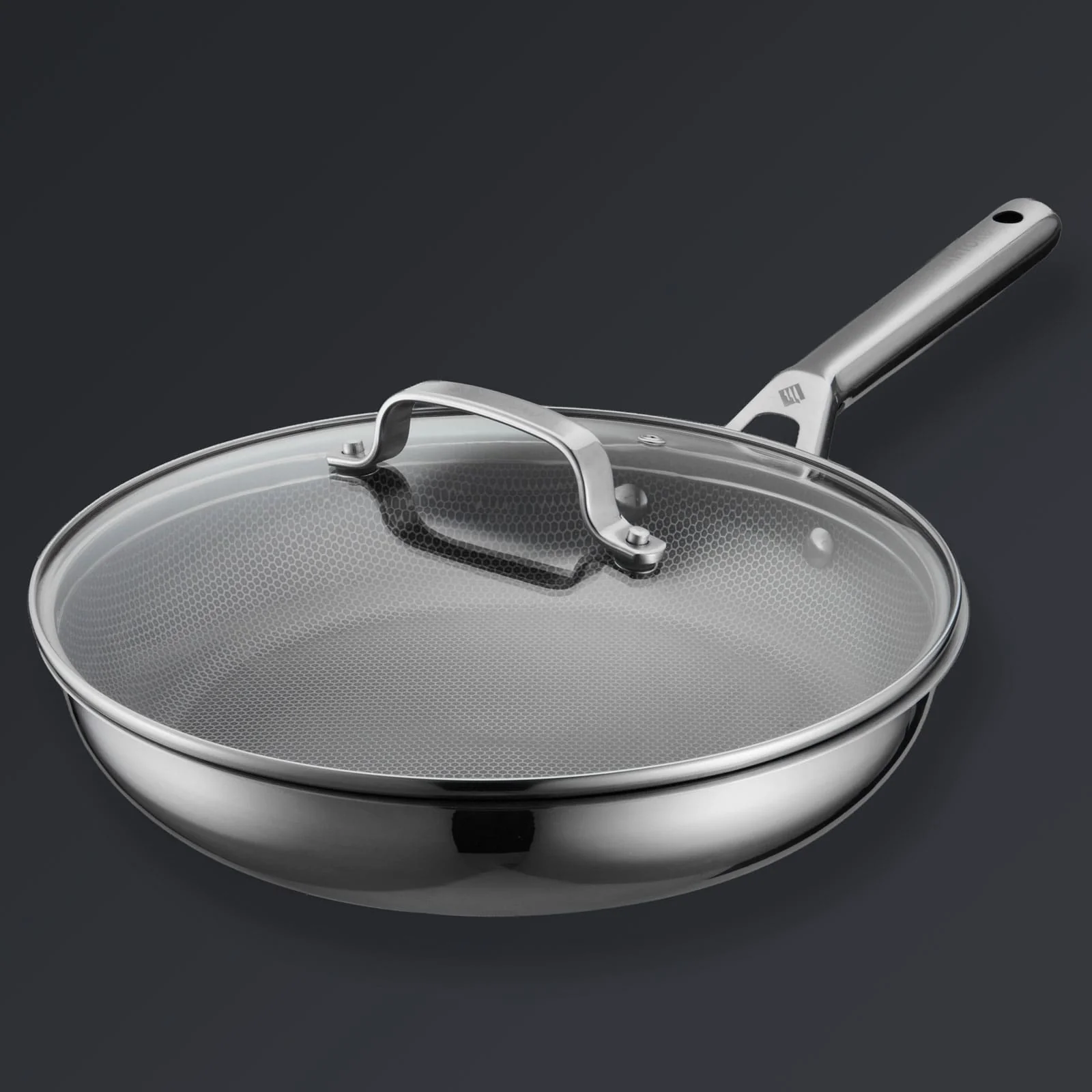 Hive Hybrid™ 8-Piece Pan & Lid Set (4 Frying Pans + 4 Matching Lids) - Image 18