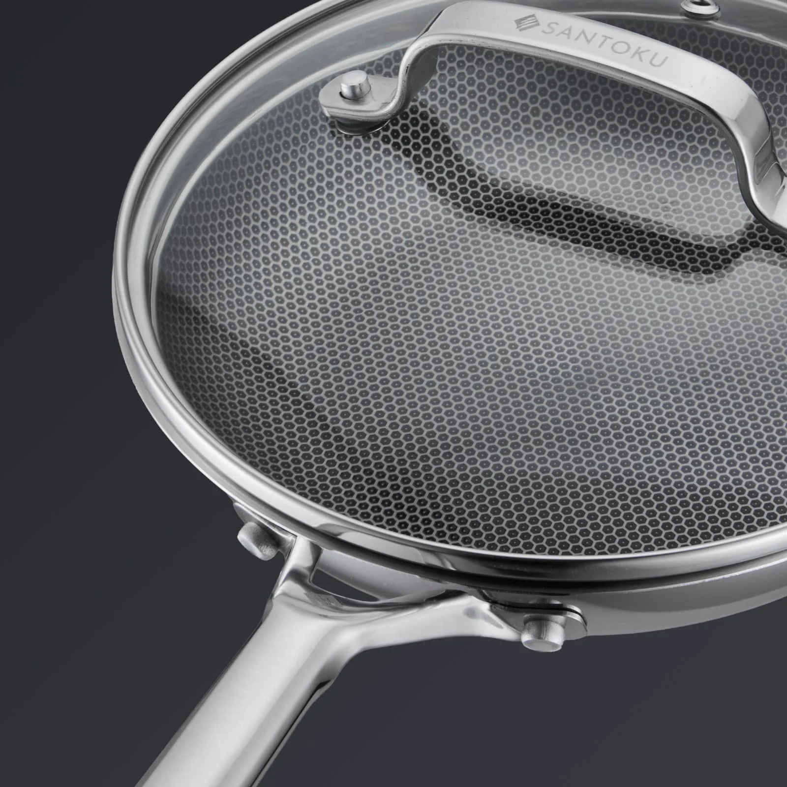Hive Hybrid™ 8-Piece Pan & Lid Set (4 Frying Pans + 4 Matching Lids) - Image 4