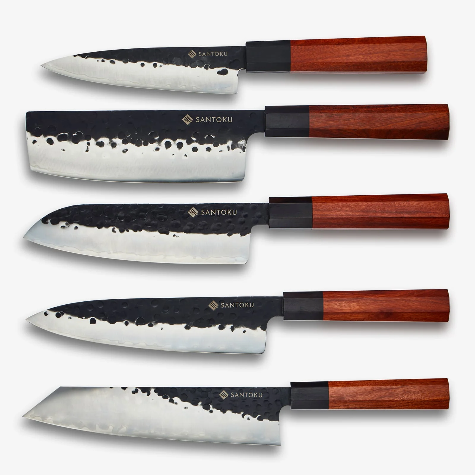 Minato Knife Series With Acacia Wood Magnetic Knife Holder - Image 7