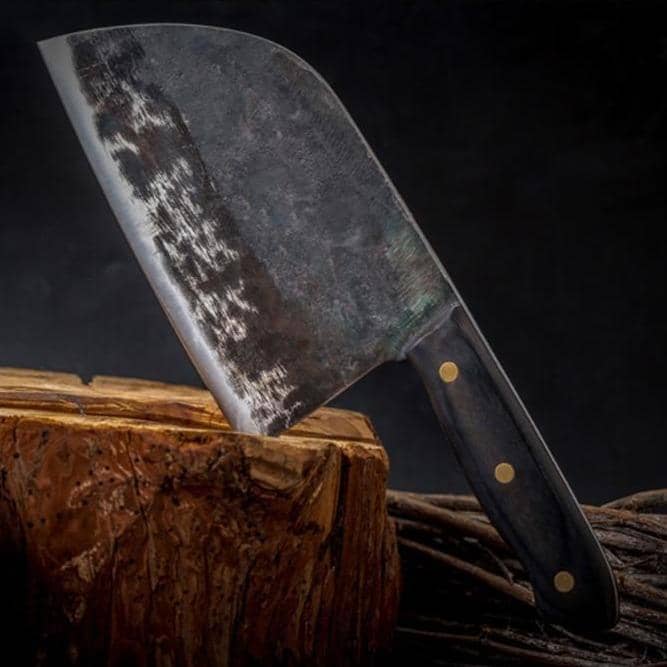 Nakiri / Chukabocho Full Tang Steel Cleaver - Image 6